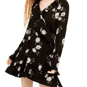 American Rag Floral Faux Wrap Dress